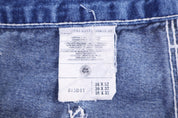 Carhartt Logo Patch Dark Wash Denim Jeans