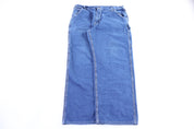 Carhartt Logo Patch Dark Wash Denim Jeans