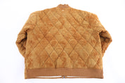 Ecko Unltd Tan Quilted Full Zip Jacket