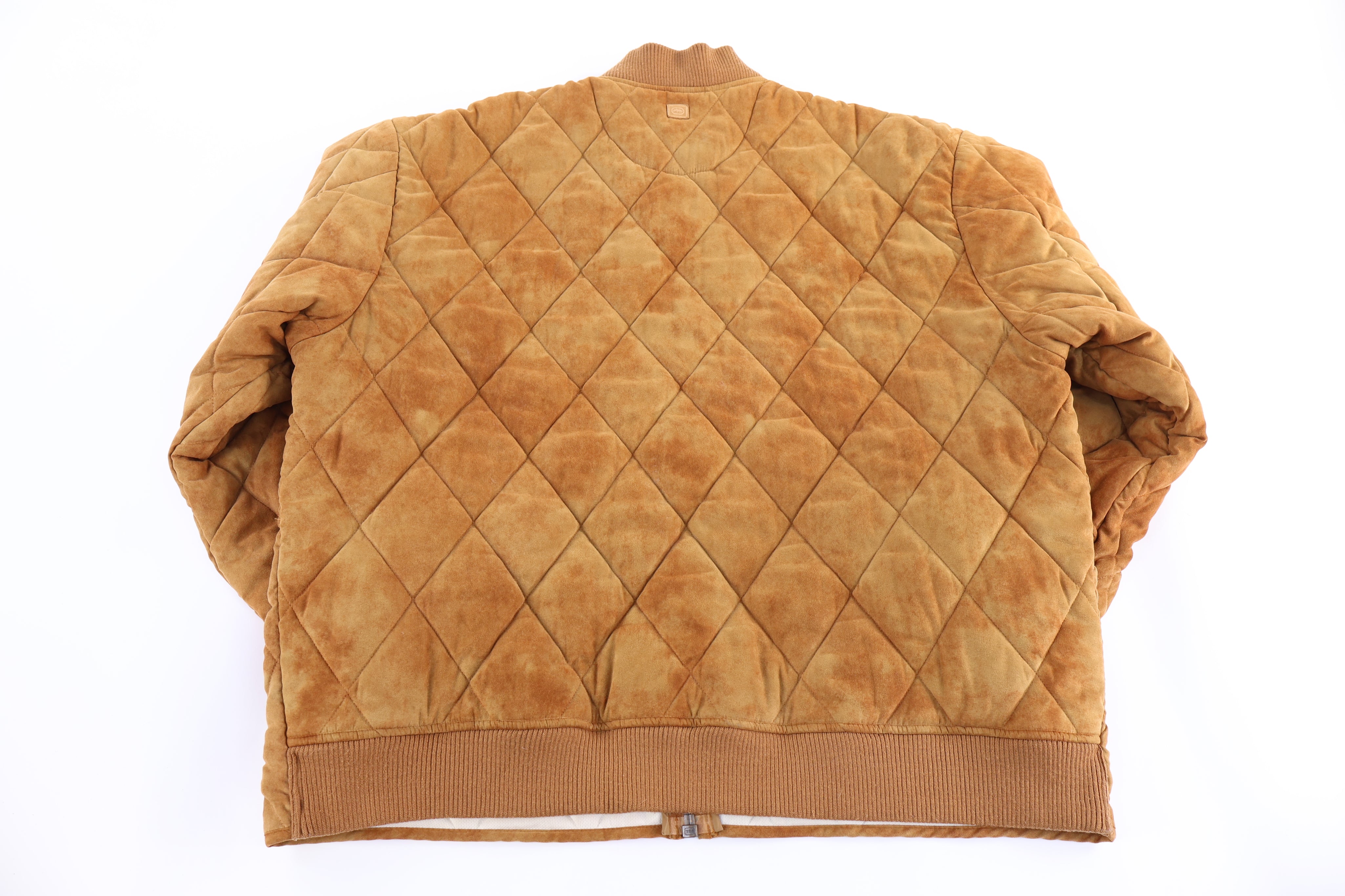 Ecko Unltd Tan Quilted Full Zip Jacket