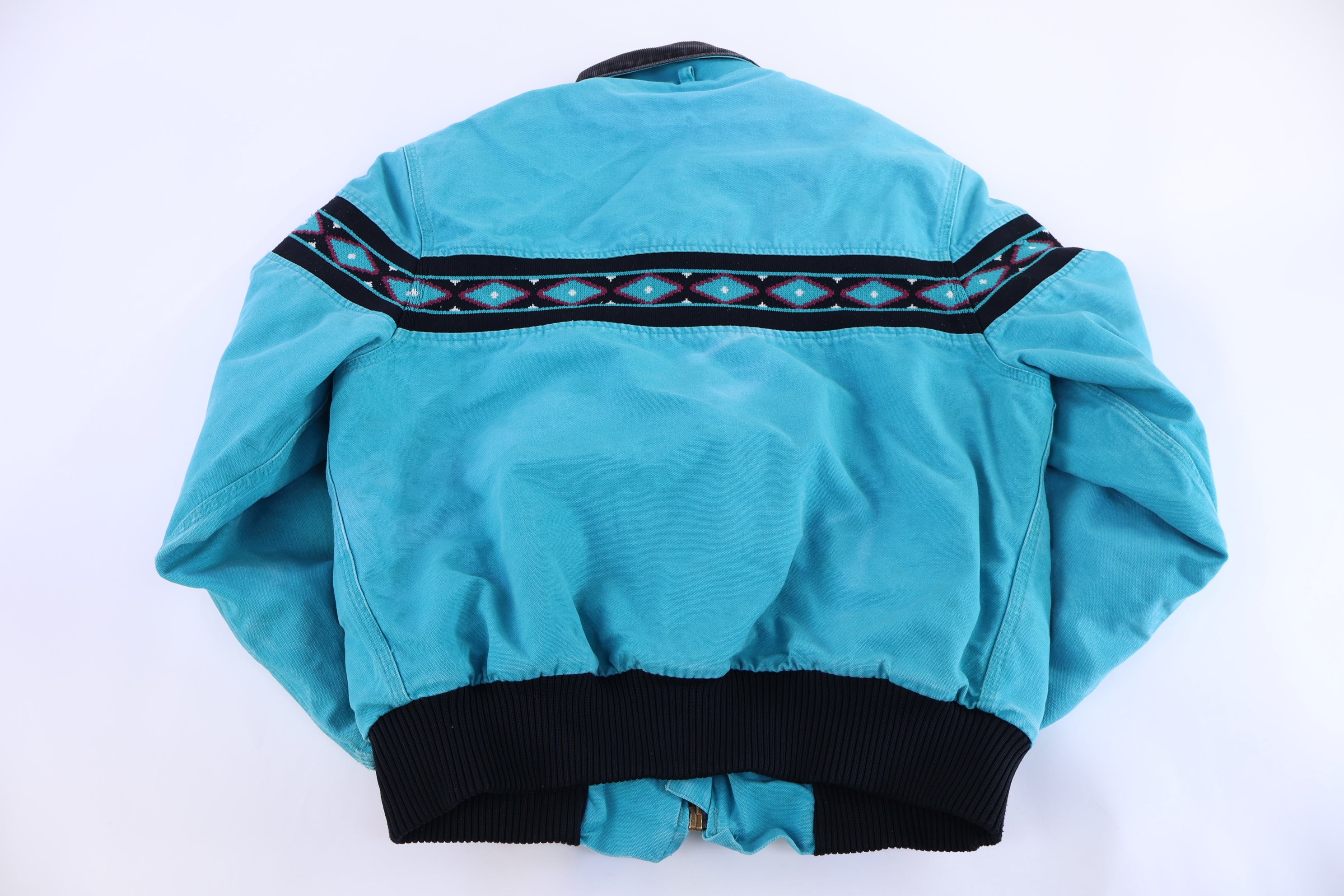 90's Carhartt Aztec Pattern Full Zip Jacket
