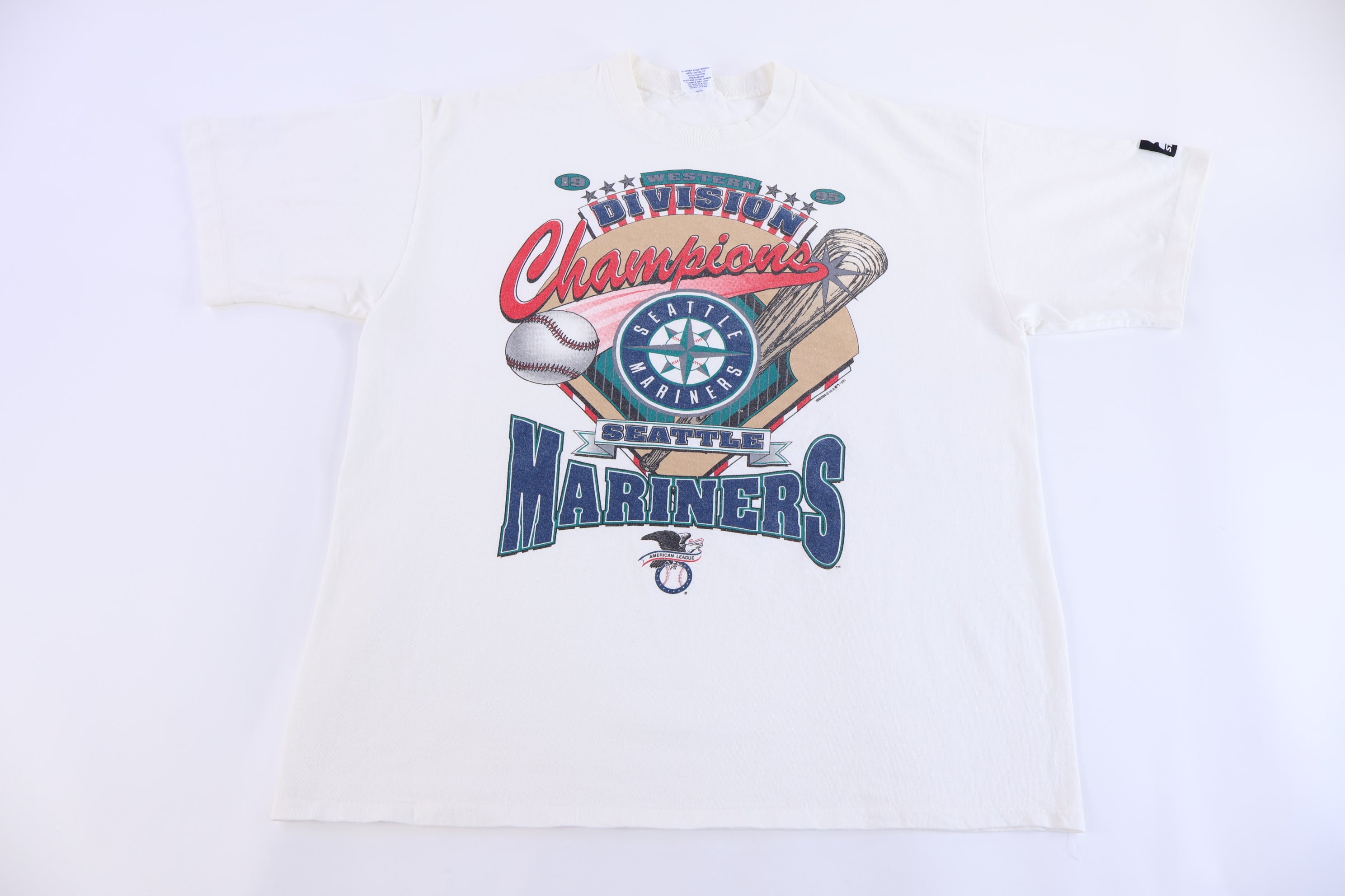 1995 Seattle Mariners Division Champions T-shirt