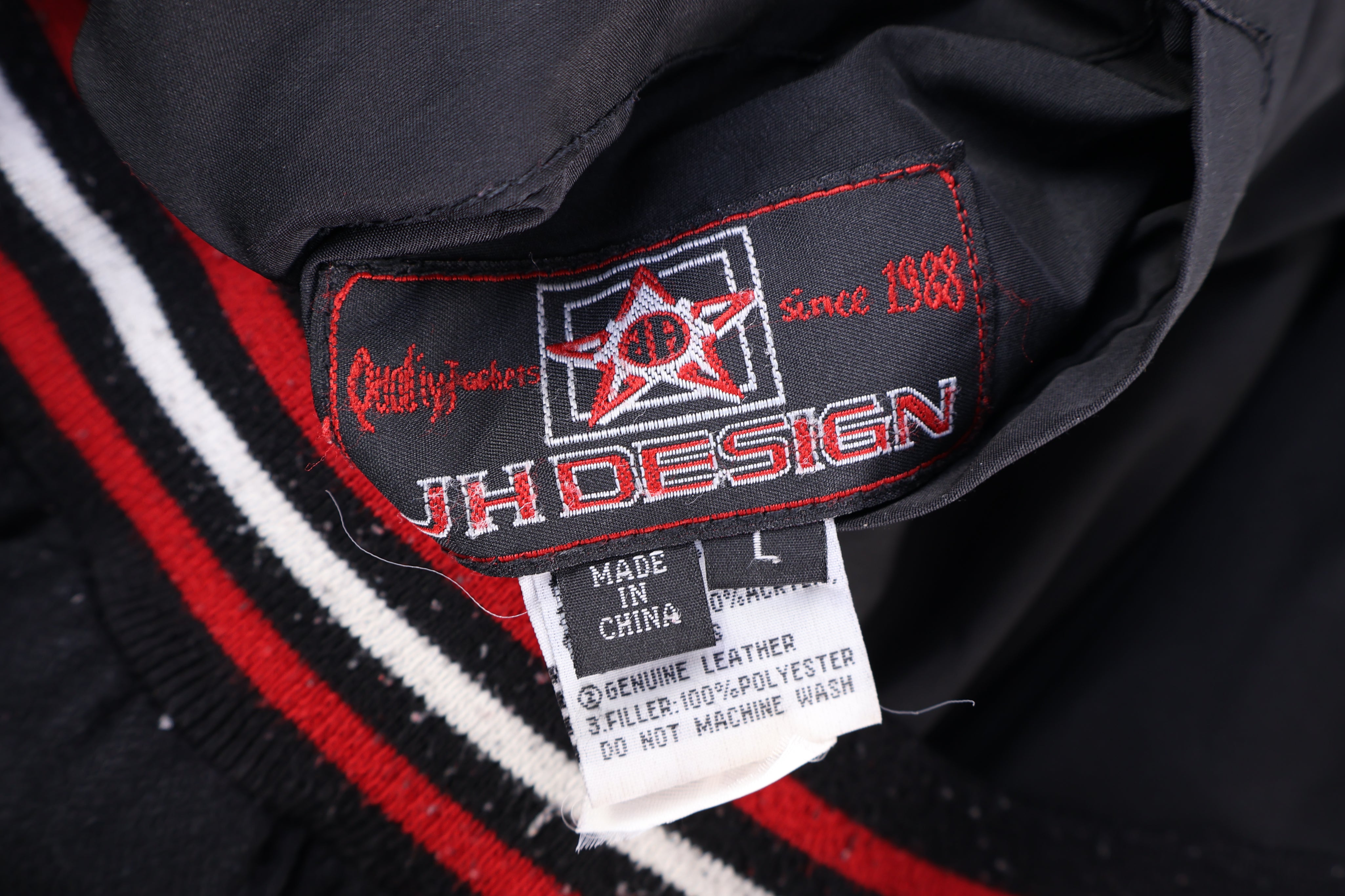 Vintage Jeff Hamilton Ohio State University Reversible Bomber Jacket