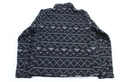 The North Face Embroidered Logo Multipatterned Quarter Zip Sweater