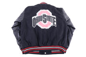 Vintage Jeff Hamilton Ohio State University Reversible Bomber Jacket