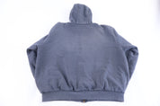 Carhartt Logo Patch Grey Full Zip Jacket