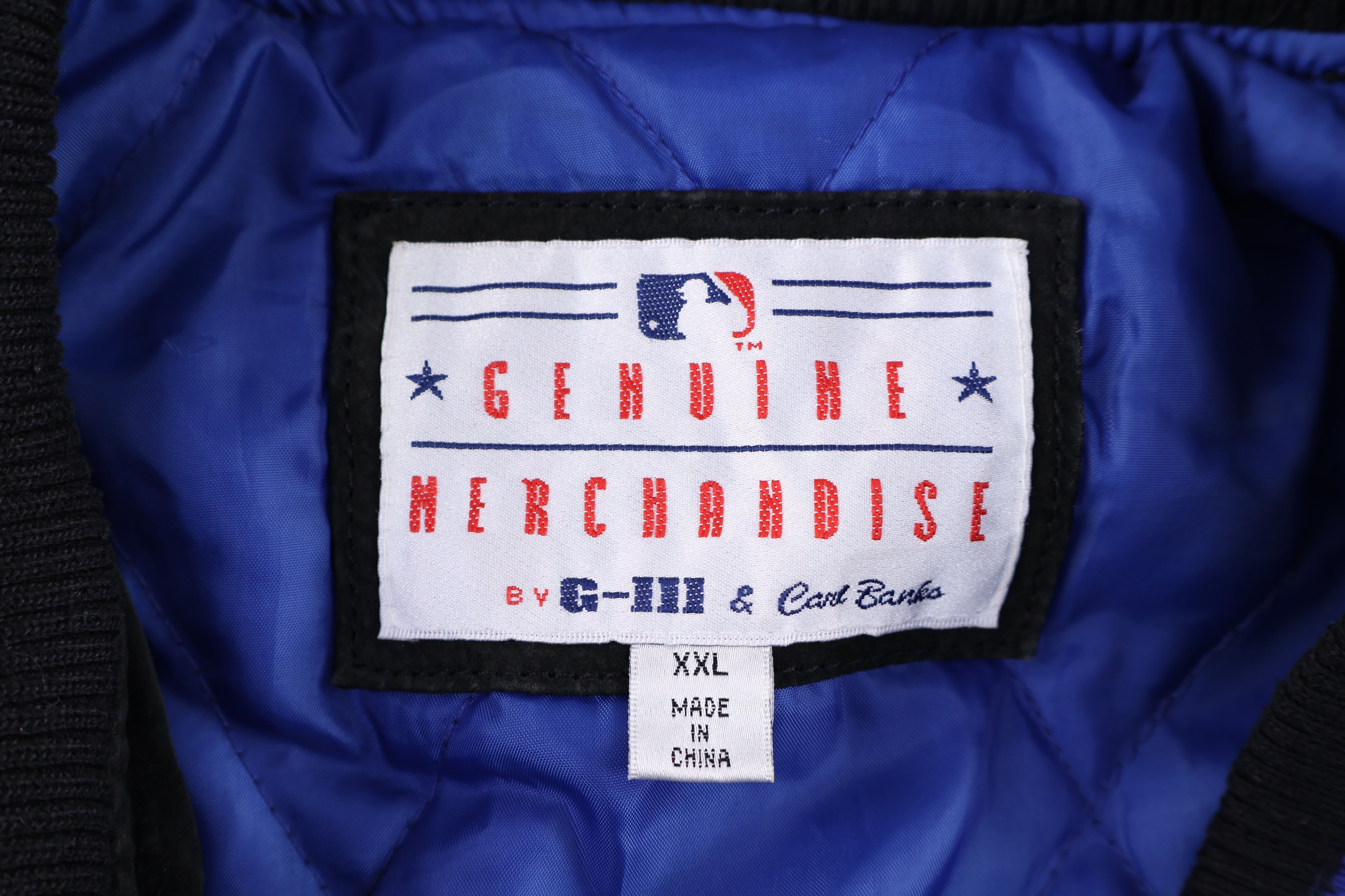 Vintage New York Mets Full Zip Leather Suede Jacket