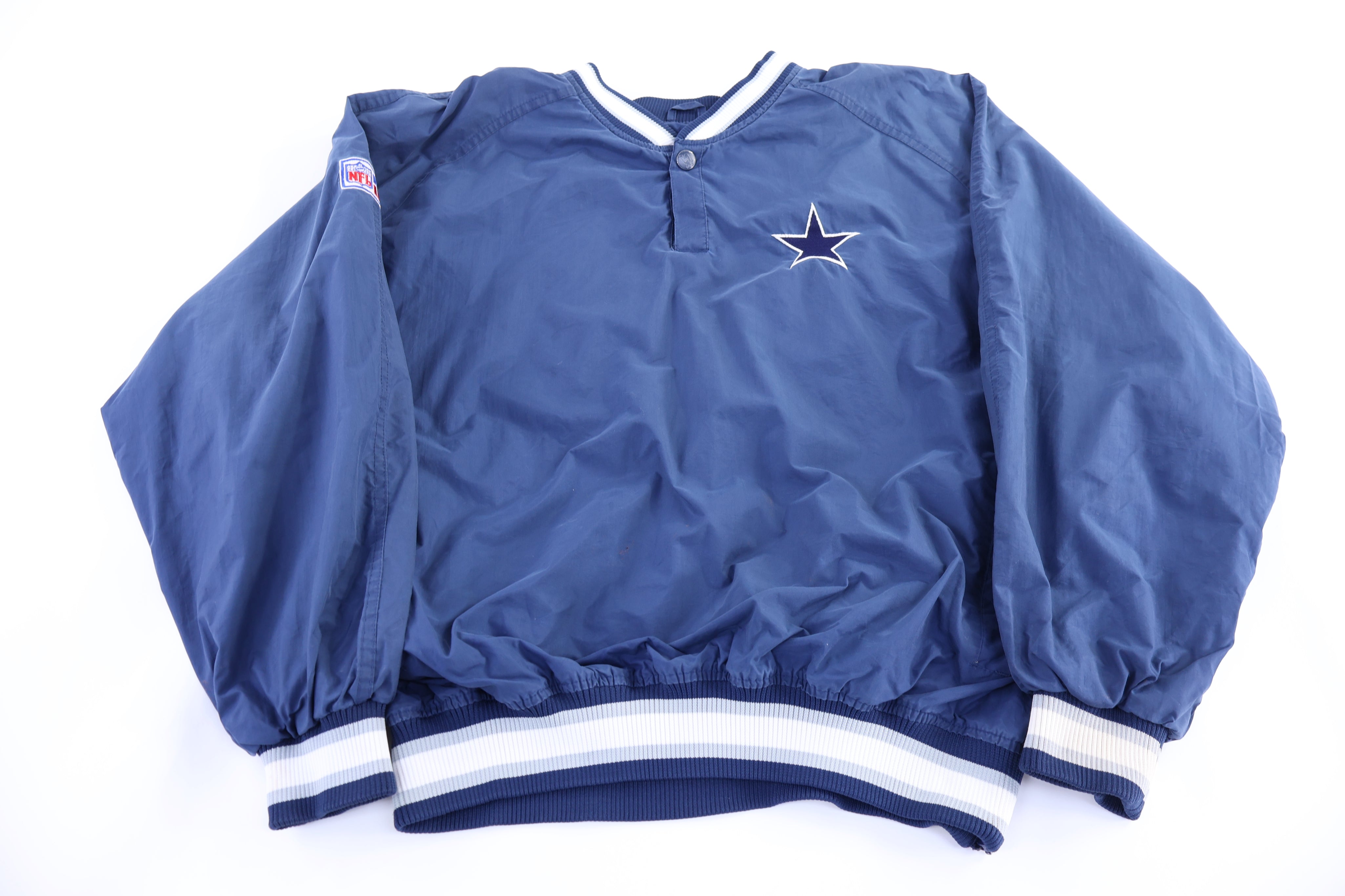 Vintage Dallas Cowboys Football Pullover Windbreaker