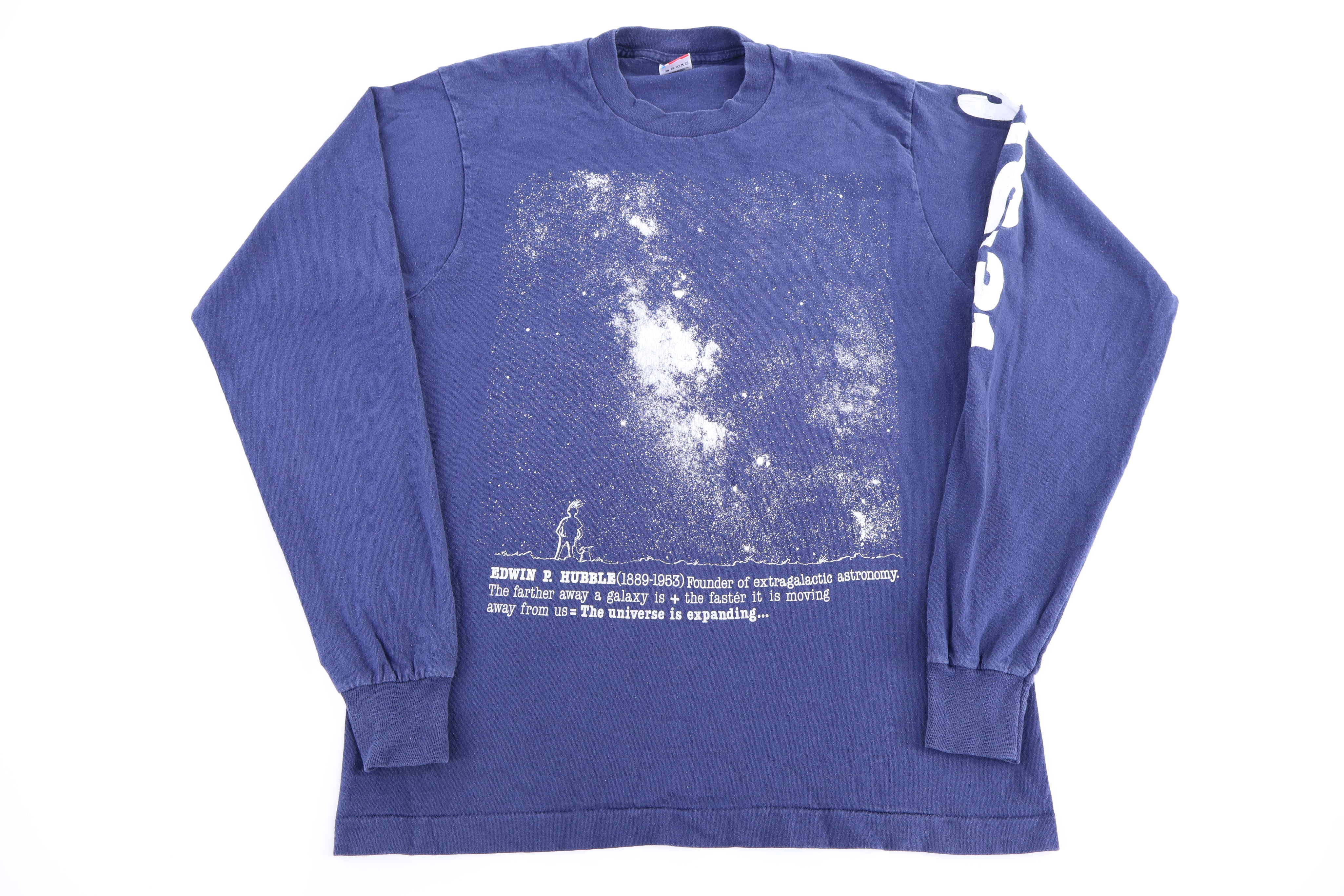 90's Edwin P. Hubble Extragalactic Astronomy LS T-shirt