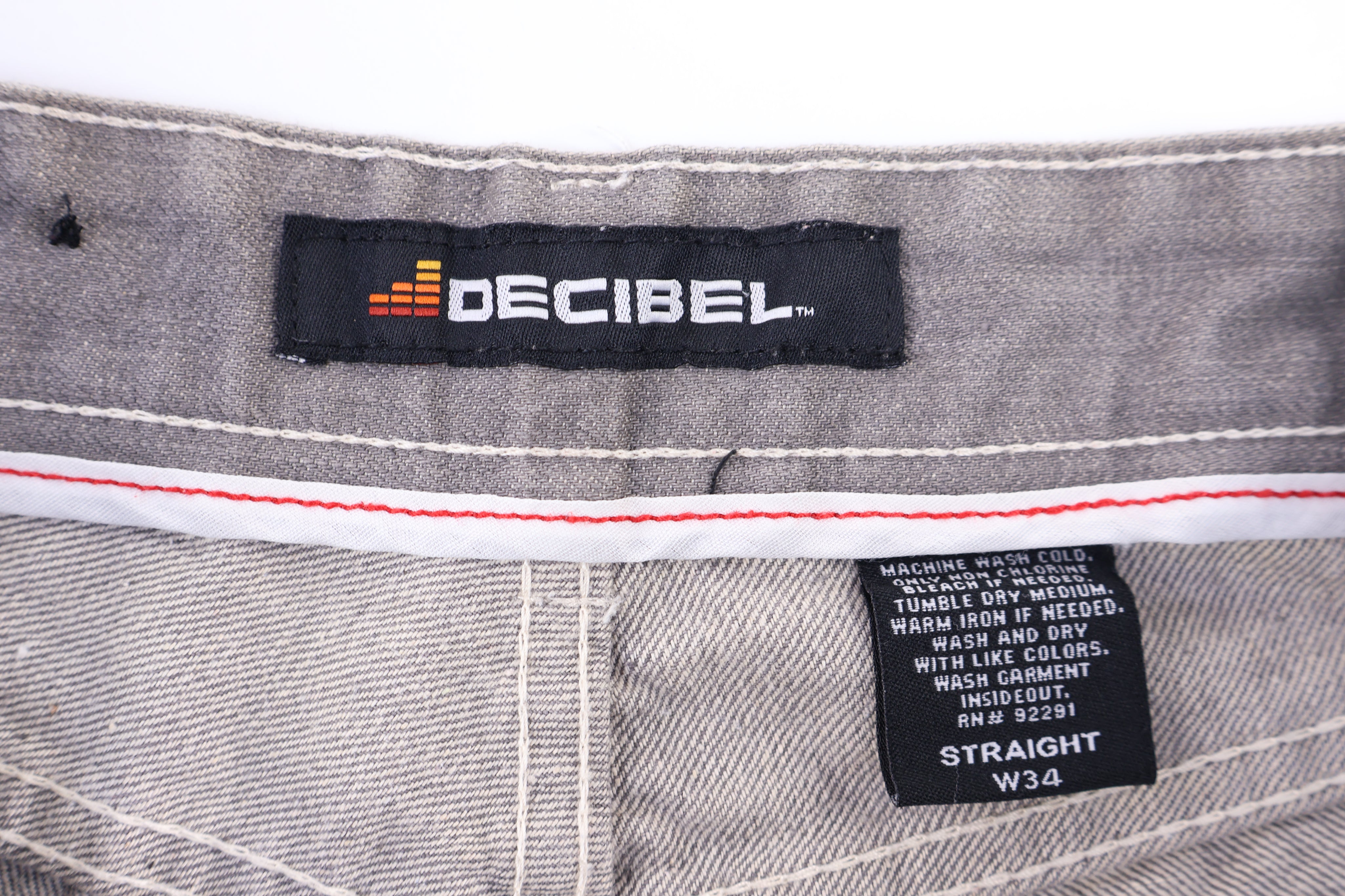 Y2K Decibel Grey Denim Shorts
