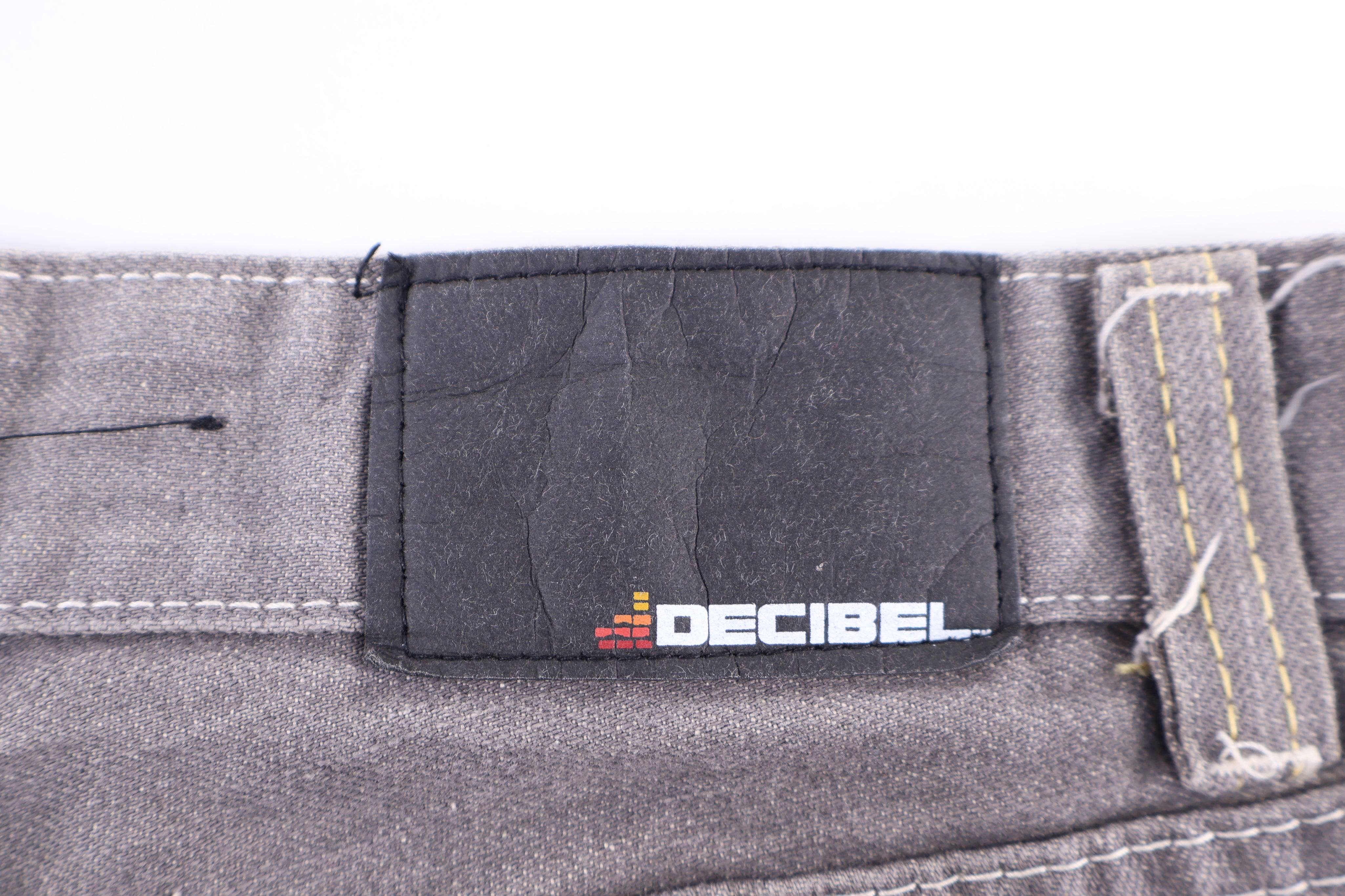 Y2K Decibel Grey Denim Shorts