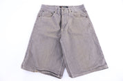 Y2K Decibel Grey Denim Shorts