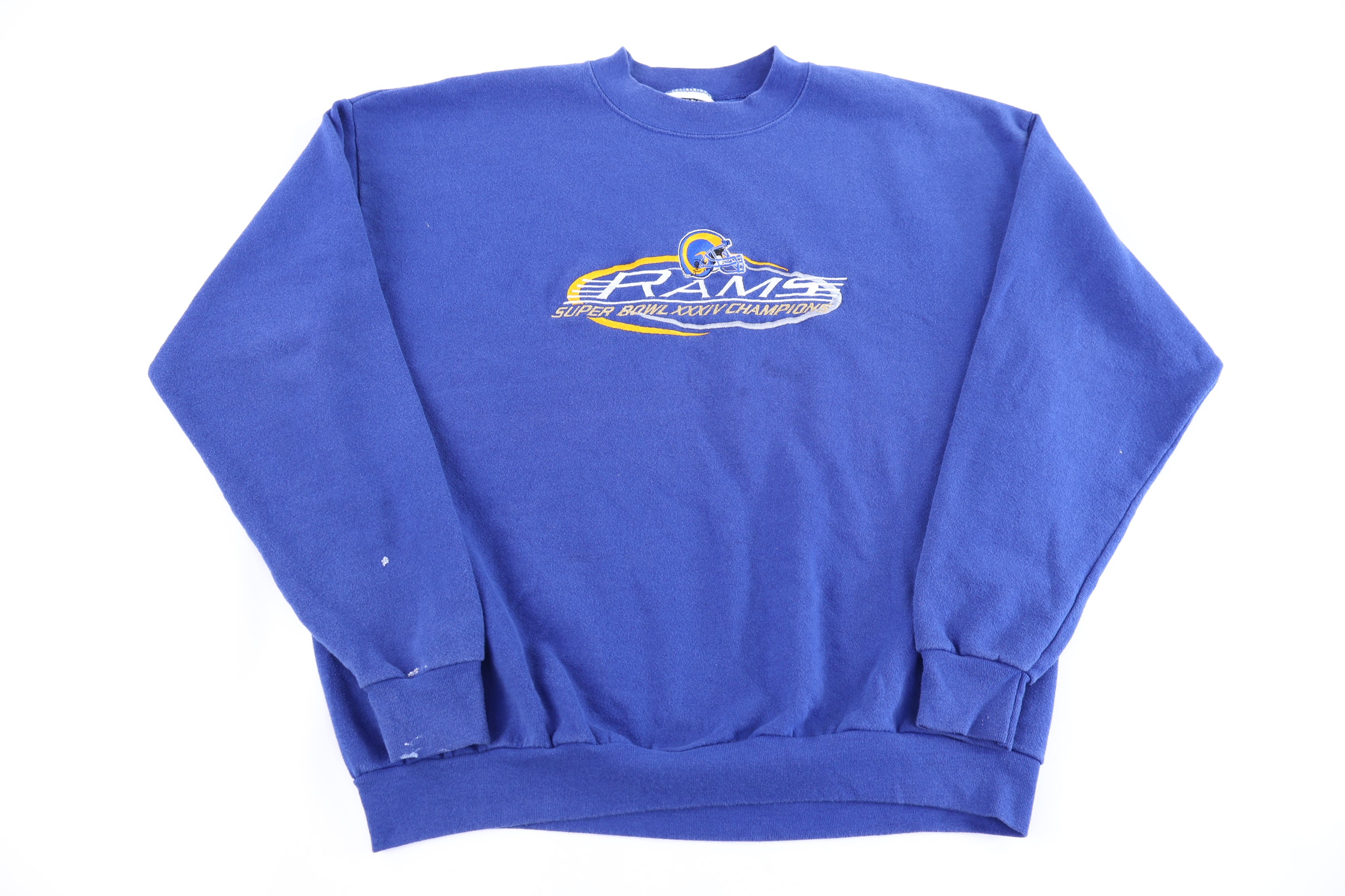90's St. Louis Rams Football Embroidered Sweatshirt