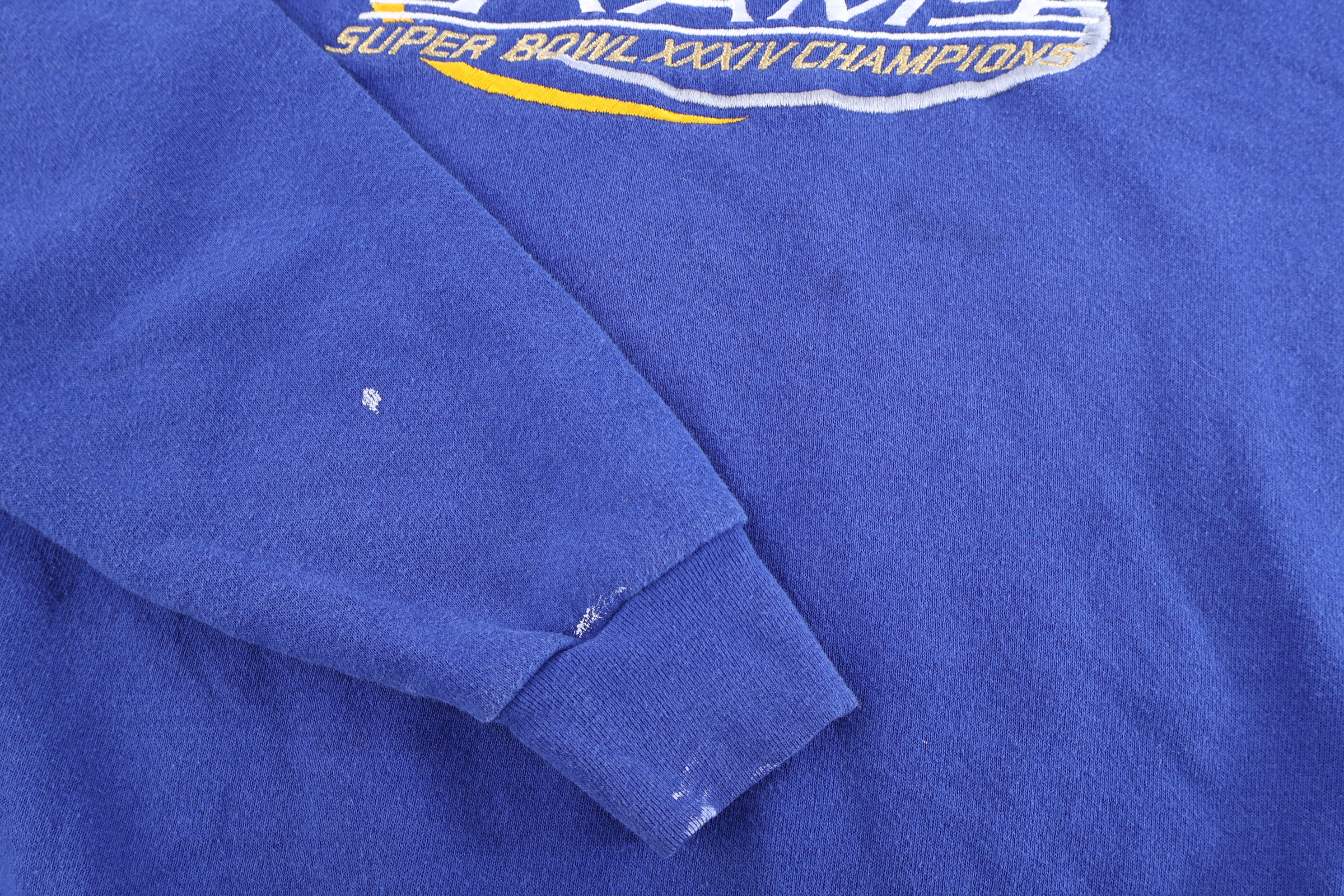 90's St. Louis Rams Football Embroidered Sweatshirt