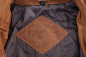 Vintage Junetion West Brown Leather Suede Jacket