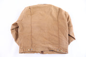 Dickies Logo Patch Tan Blanket Lined Full Zip Jacket