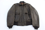90's Jacket Type GWI Brown Leather Jacket