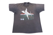 80's B-1B Bomber Airplane Graphic T-shirt