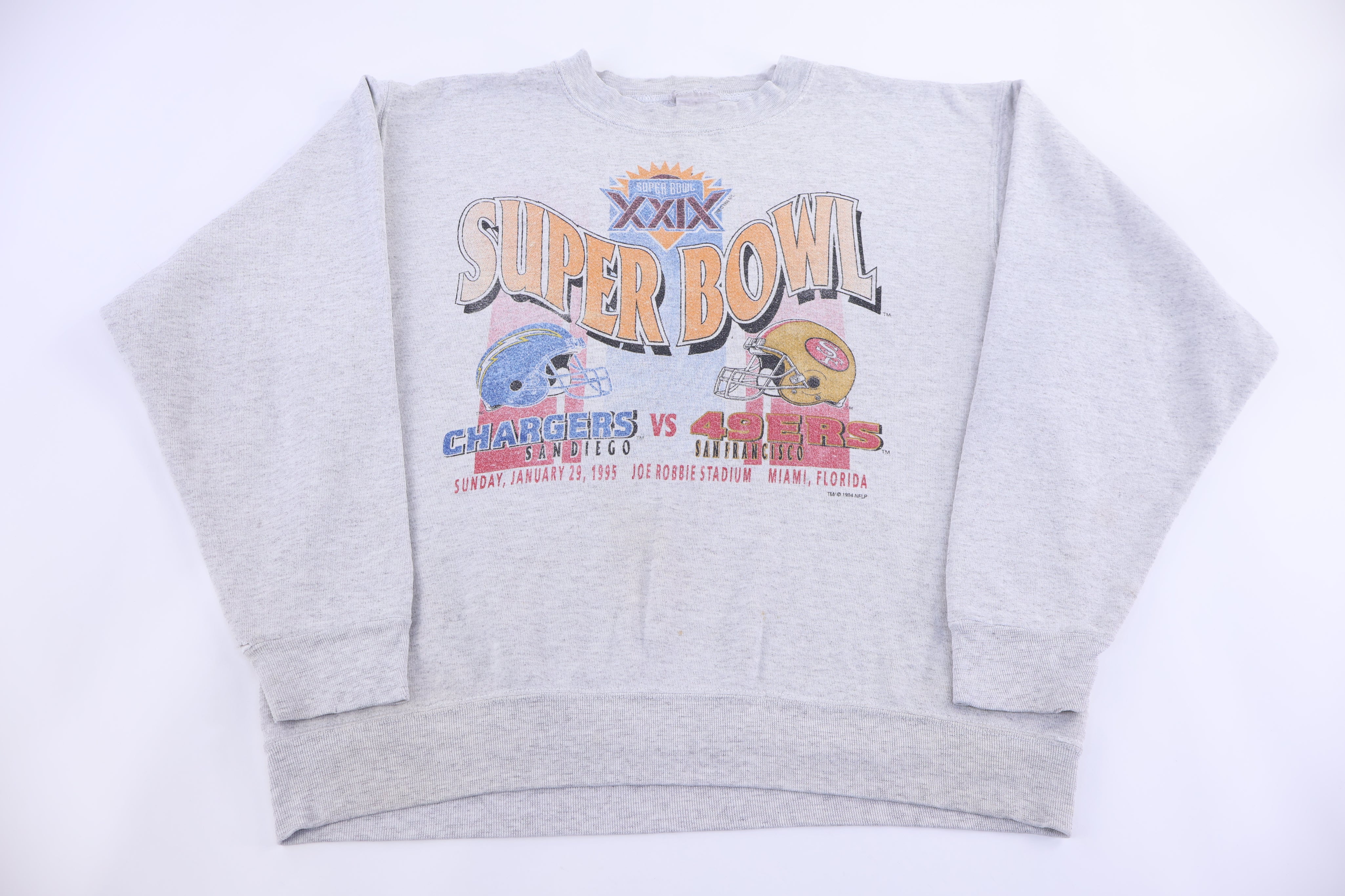 1995 Chargers Vs 49ERS Super Bowl Sweatshirt