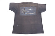 80's B-1B Bomber Airplane Graphic T-shirt