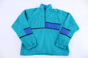 90's Nike Embroidered Logo Multicolor Half Zip Windbreaker
