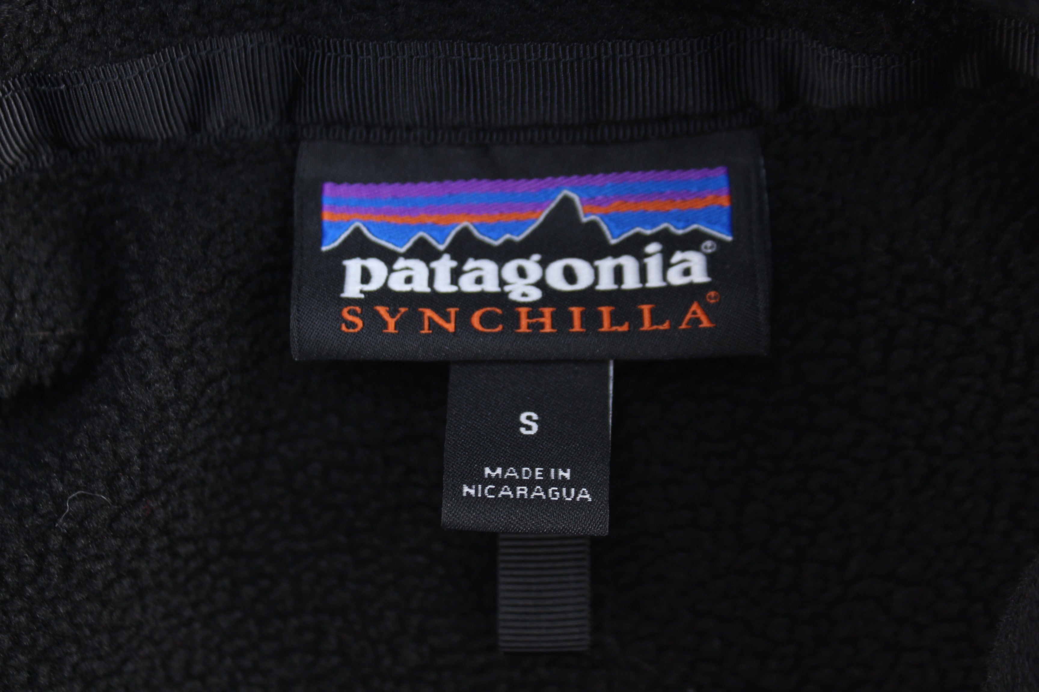 Women's Patagonia Synchilla Black Full Zip Sweater