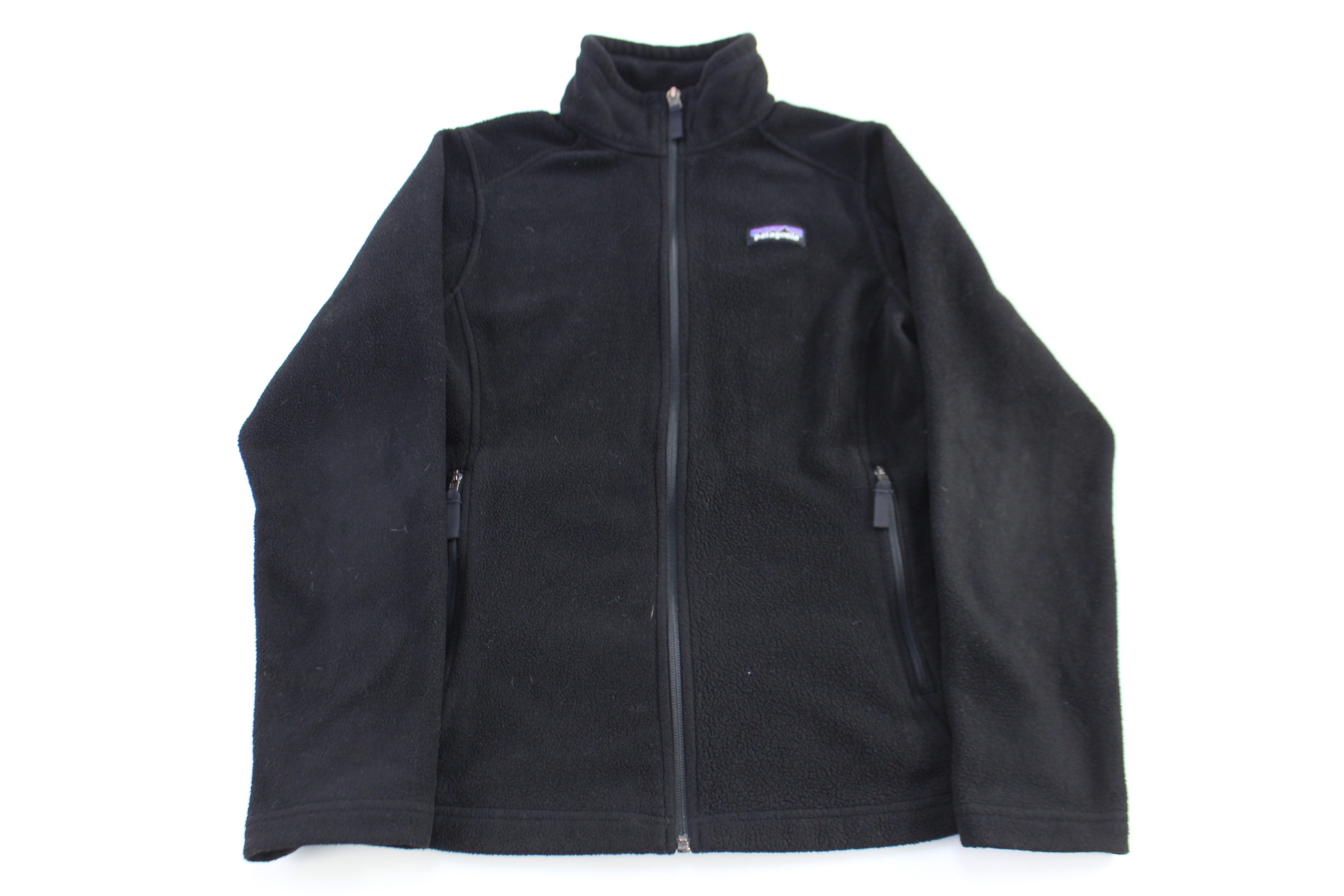Women's Patagonia Synchilla Black Full Zip Sweater