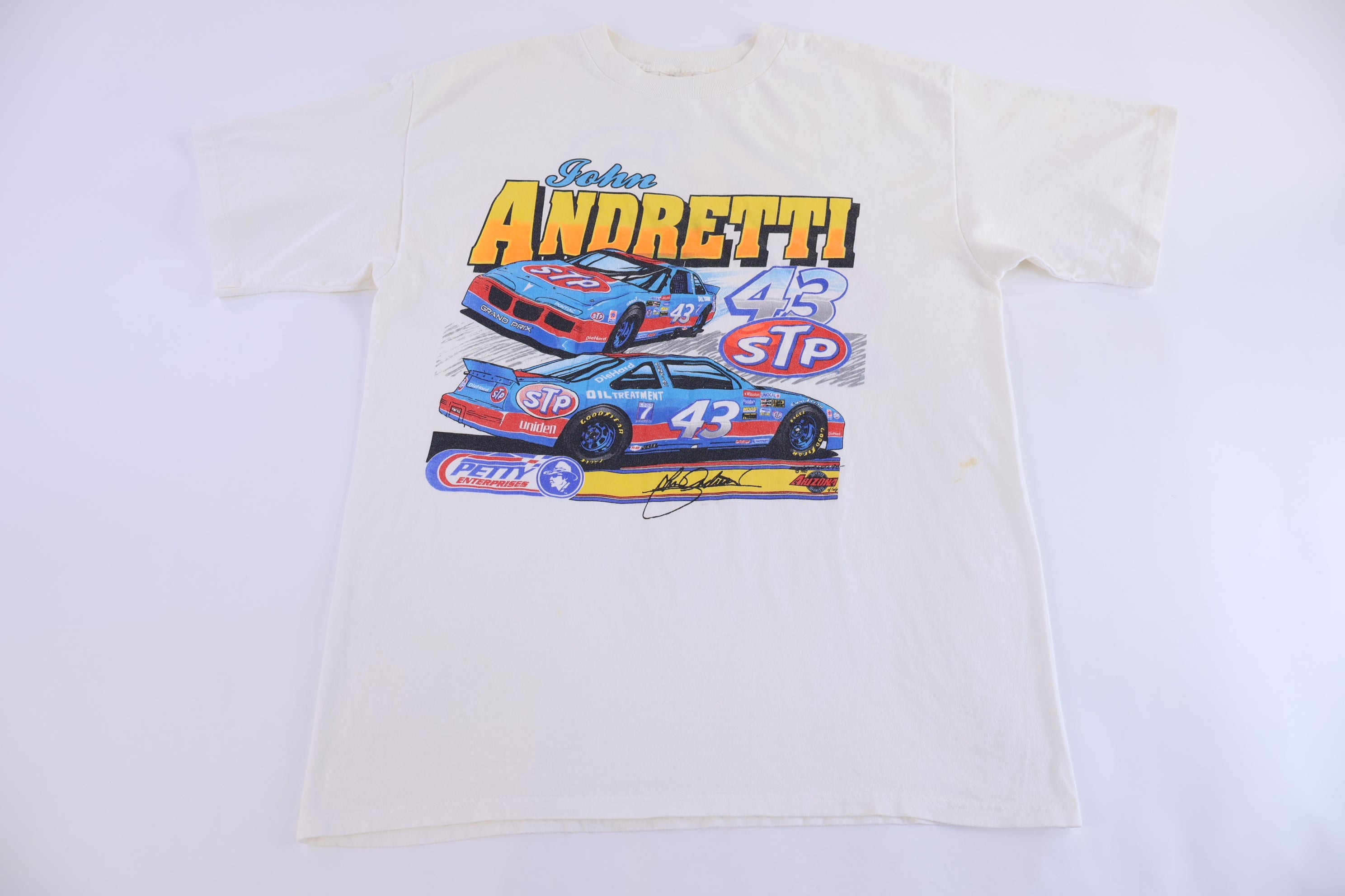90's John Andretti Racing Graphic T-shirt