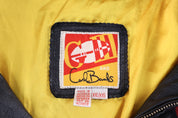 90's Kansas City Chiefs Football Leather Full Zip Jacket