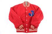 50's Red & White Varsity Bomber Jacket