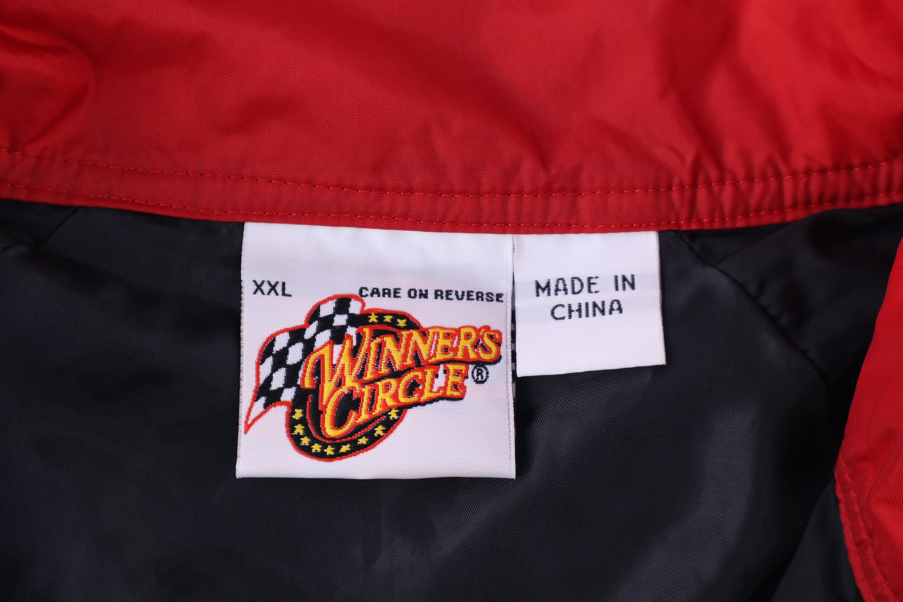 Vintage Dale Earnhardt Black & Red Full Zip Windbreaker