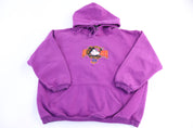 Vintage Mickey Mouse Embroidered Pullover Hoodie