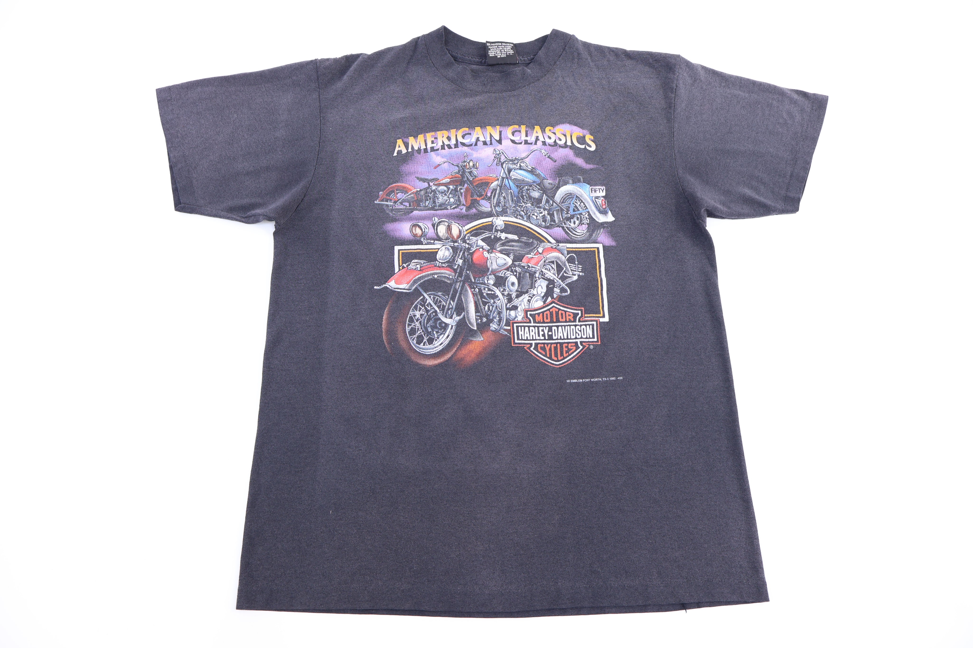 1992 Harley Davidson American Classics 3D Emblem T-shirt