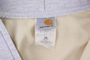 Carhartt Logo Patch Grey Full Zip Jacket