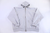 Carhartt Logo Patch Grey Full Zip Jacket