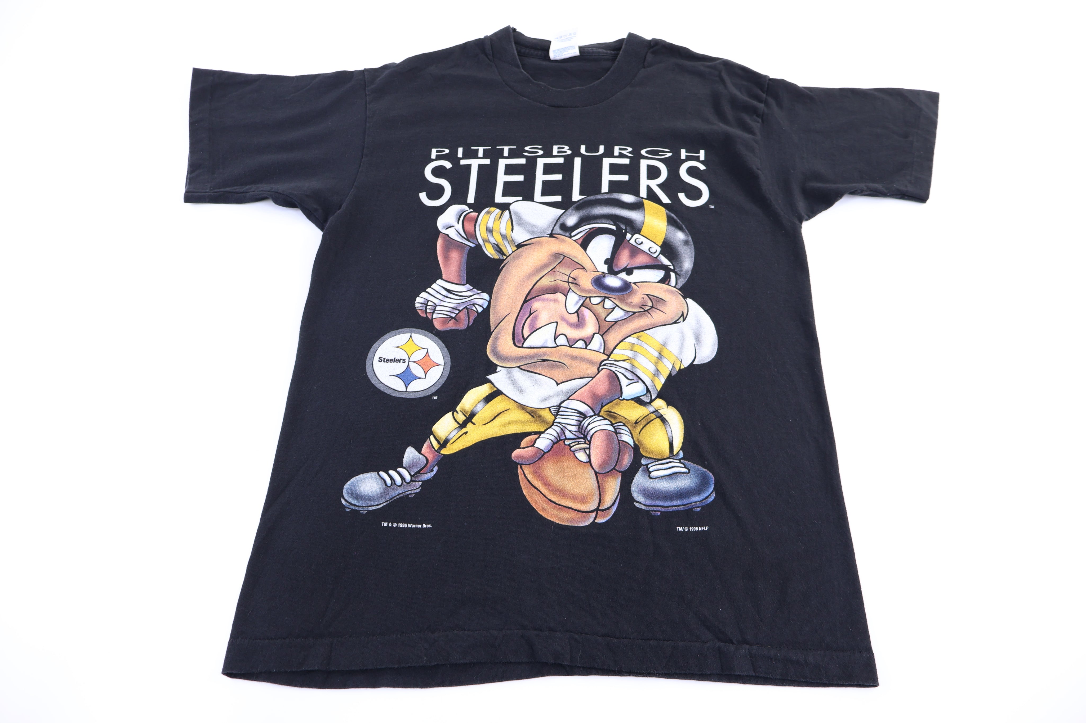 90's Pittsburgh Steelers Football Taz The Devil T-shirt