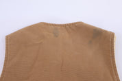 Carhartt Logo Patch Tan Full Zip Vest