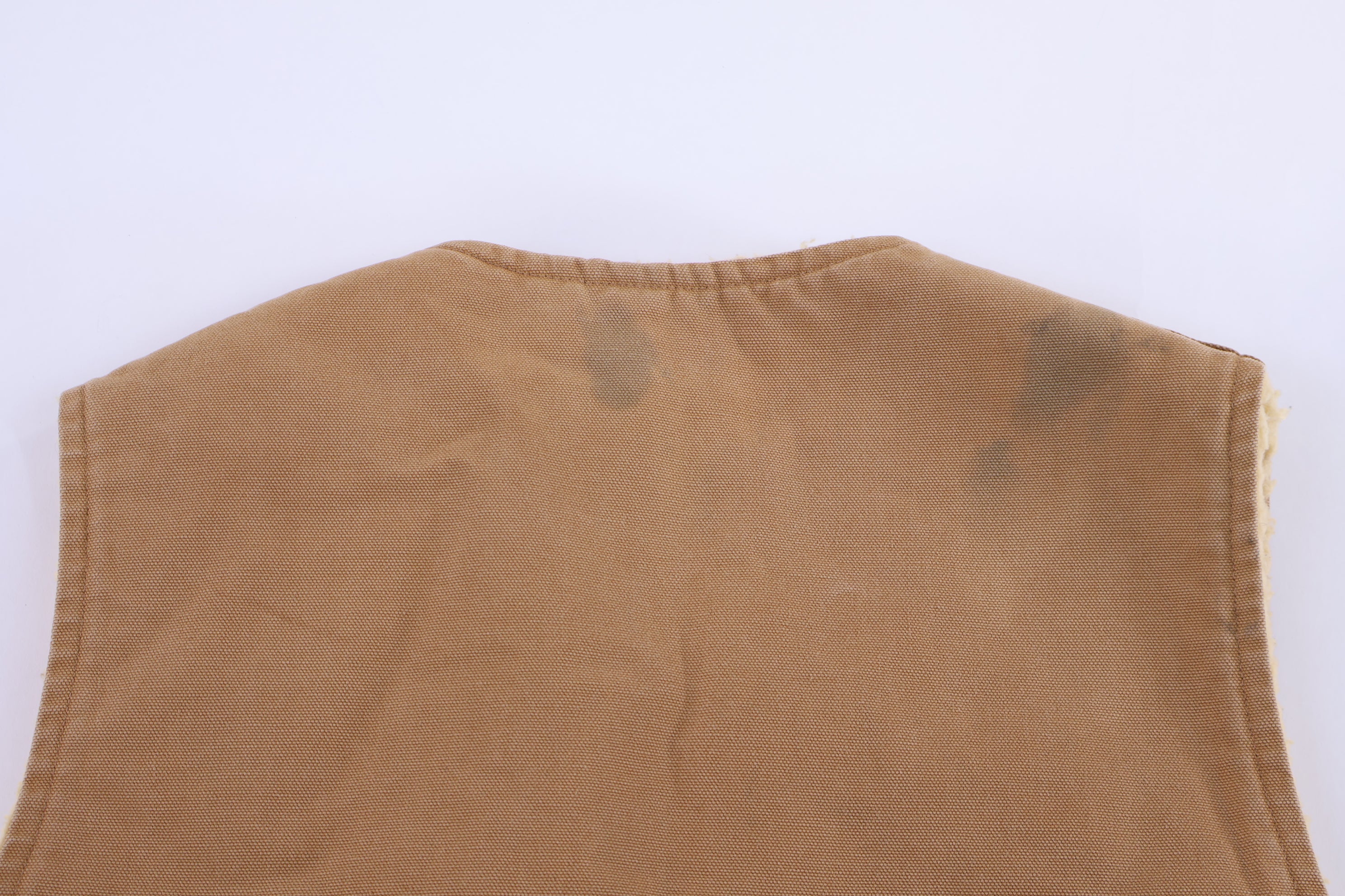 Carhartt Logo Patch Tan Full Zip Vest