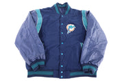 Vintage Miami Dolphins Football Reversible Bomber Jacket