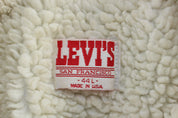 80's Levi's Medium Wash Sherpa Lined Trucker Jacket