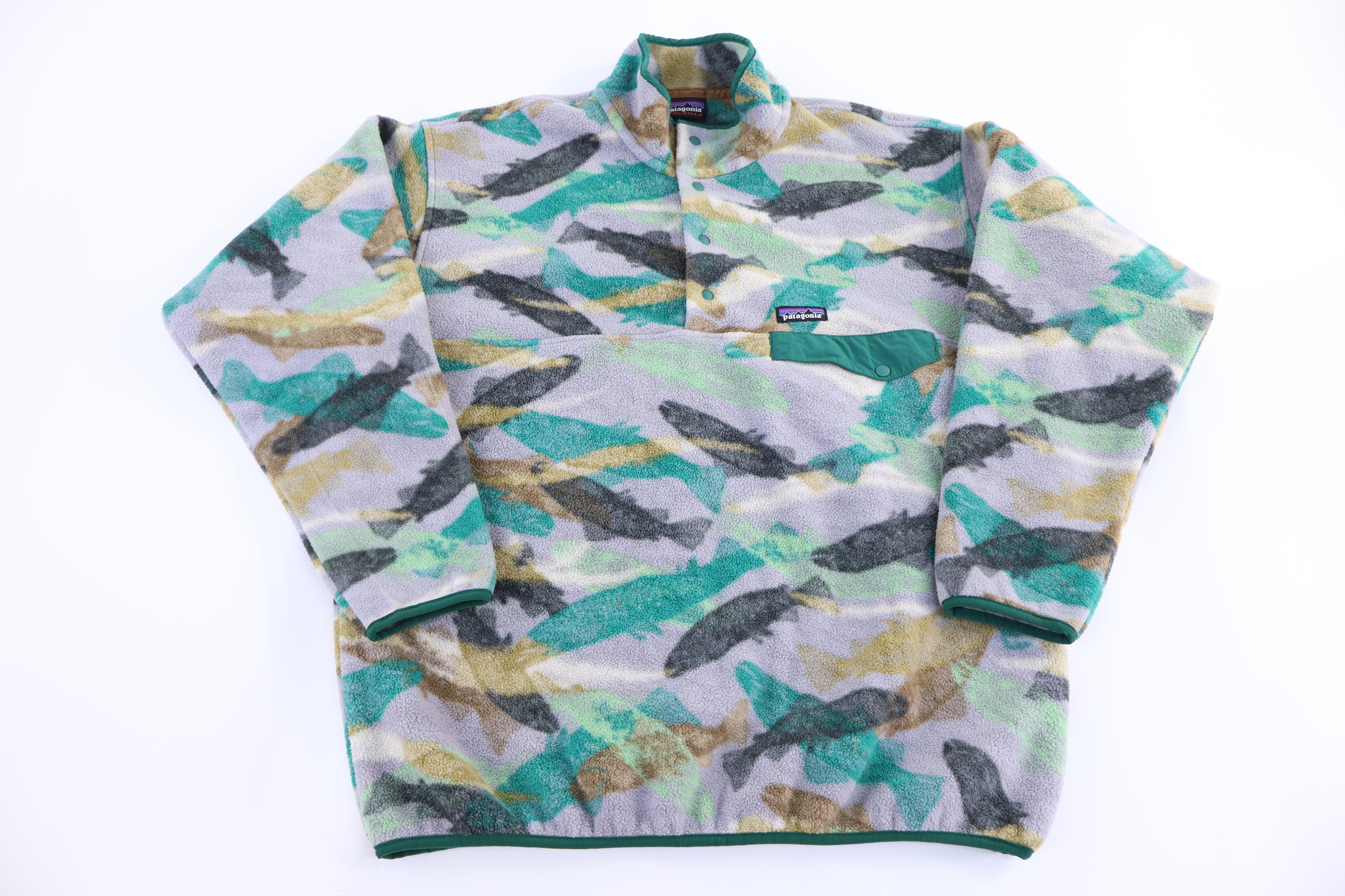Patagonia Synchilla Logo Patch Snap-T Fleece Pullover