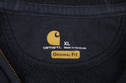 Carhartt Logo Patch Black Full Zip Jacket