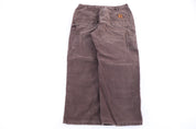 Carhartt Logo Patch Brown Double Knee Pants