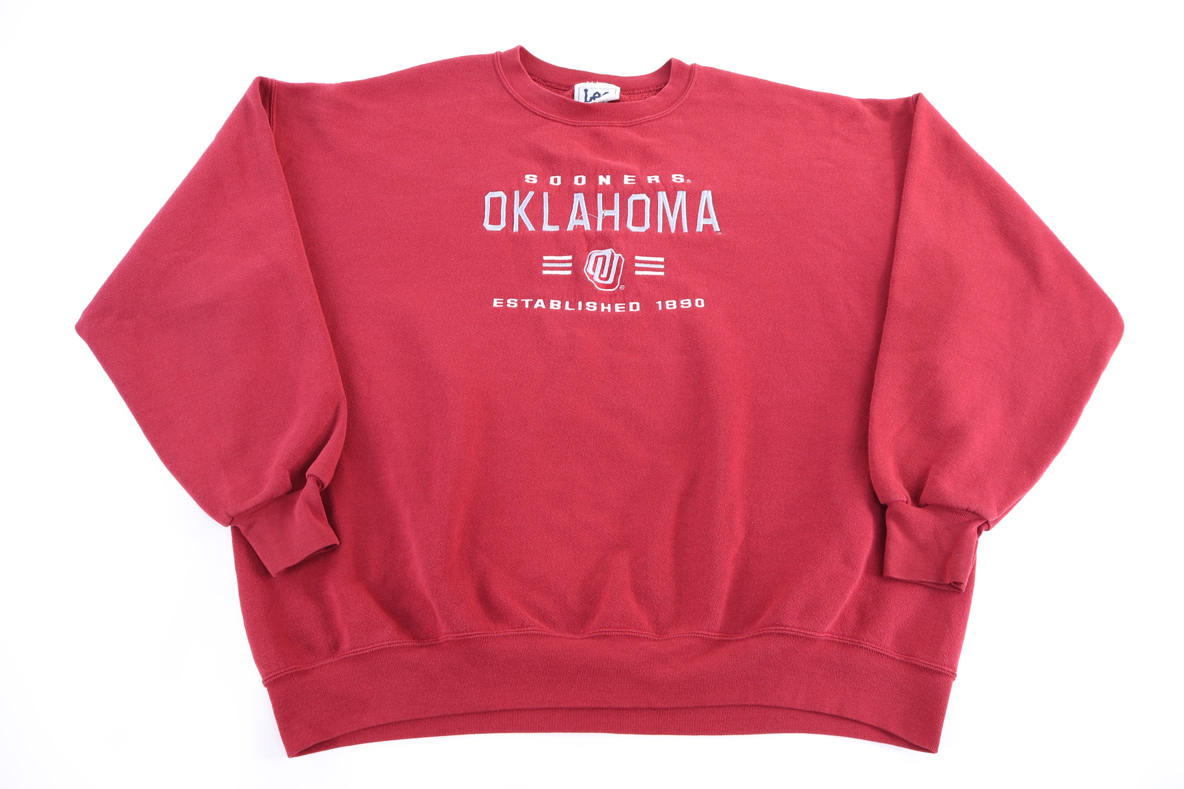 90's Oklahoma Sooners Embroidered Sweatshirt