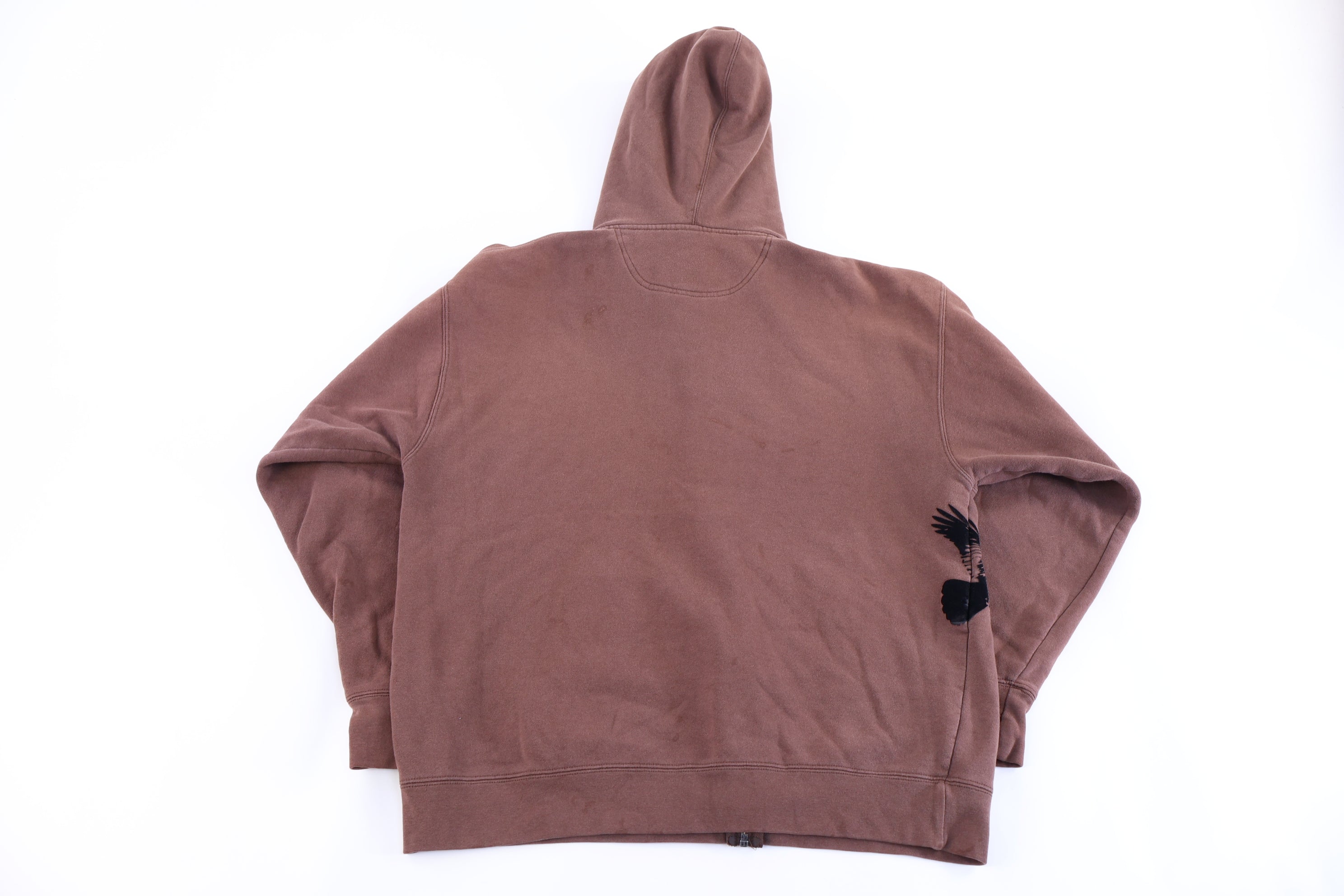 Hard Rock Cafe Embroidered Brown Full Zip Jacket