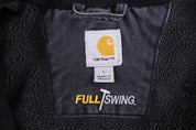 Carhartt Logo Patch Black Full Zip Jacket