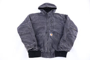 Carhartt Logo Patch Black Full Zip Jacket