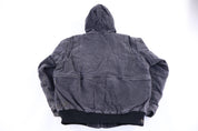 Carhartt Logo Patch Black Full Zip Jacket