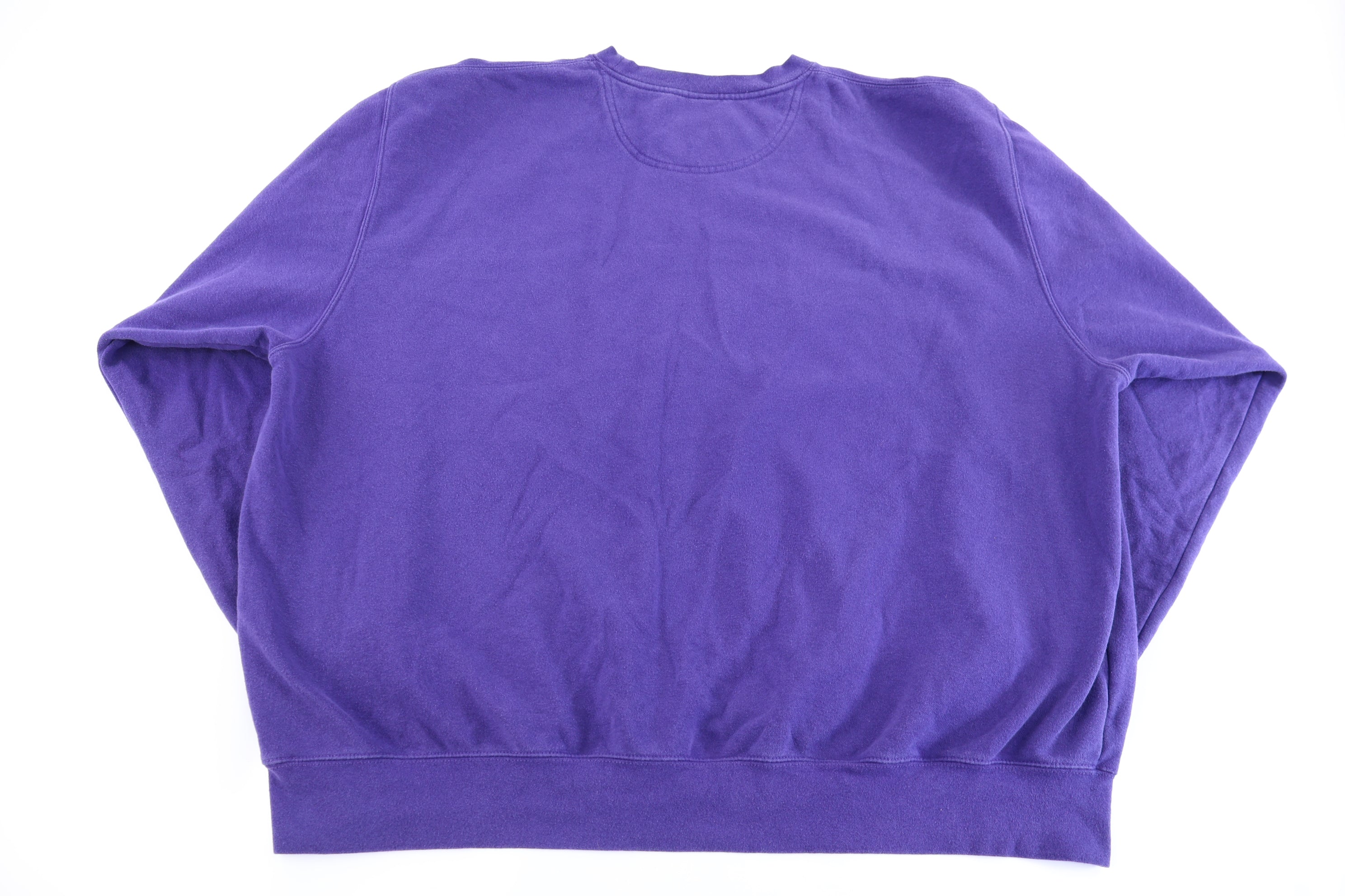 Vintage Nike Embroidered Logo Purple Sweatshirt