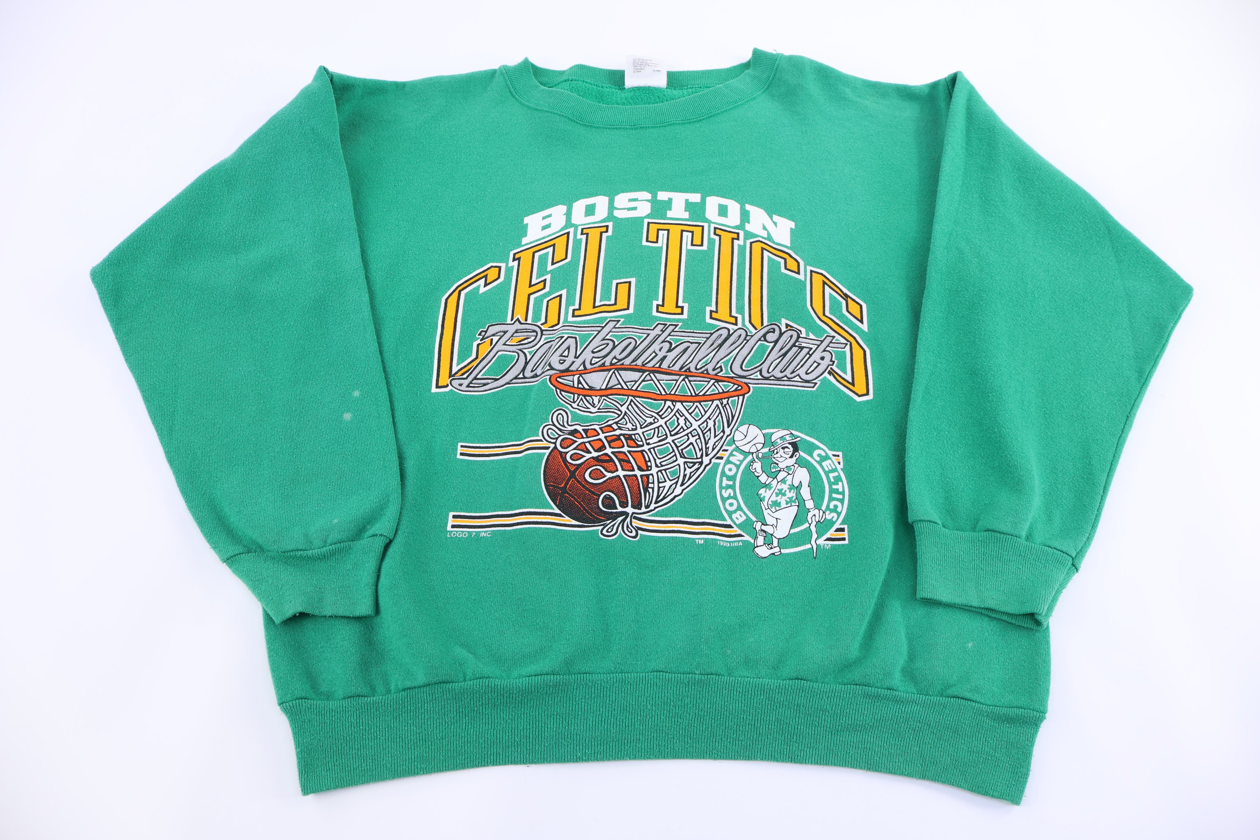90's Boston Celtics Basketball Sweatshirt